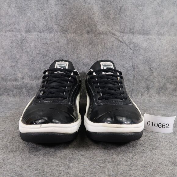 Puma Shoes Mens 9 Casual Sneakers Court Trainer Athletic Black White Comfort Gym main image 13